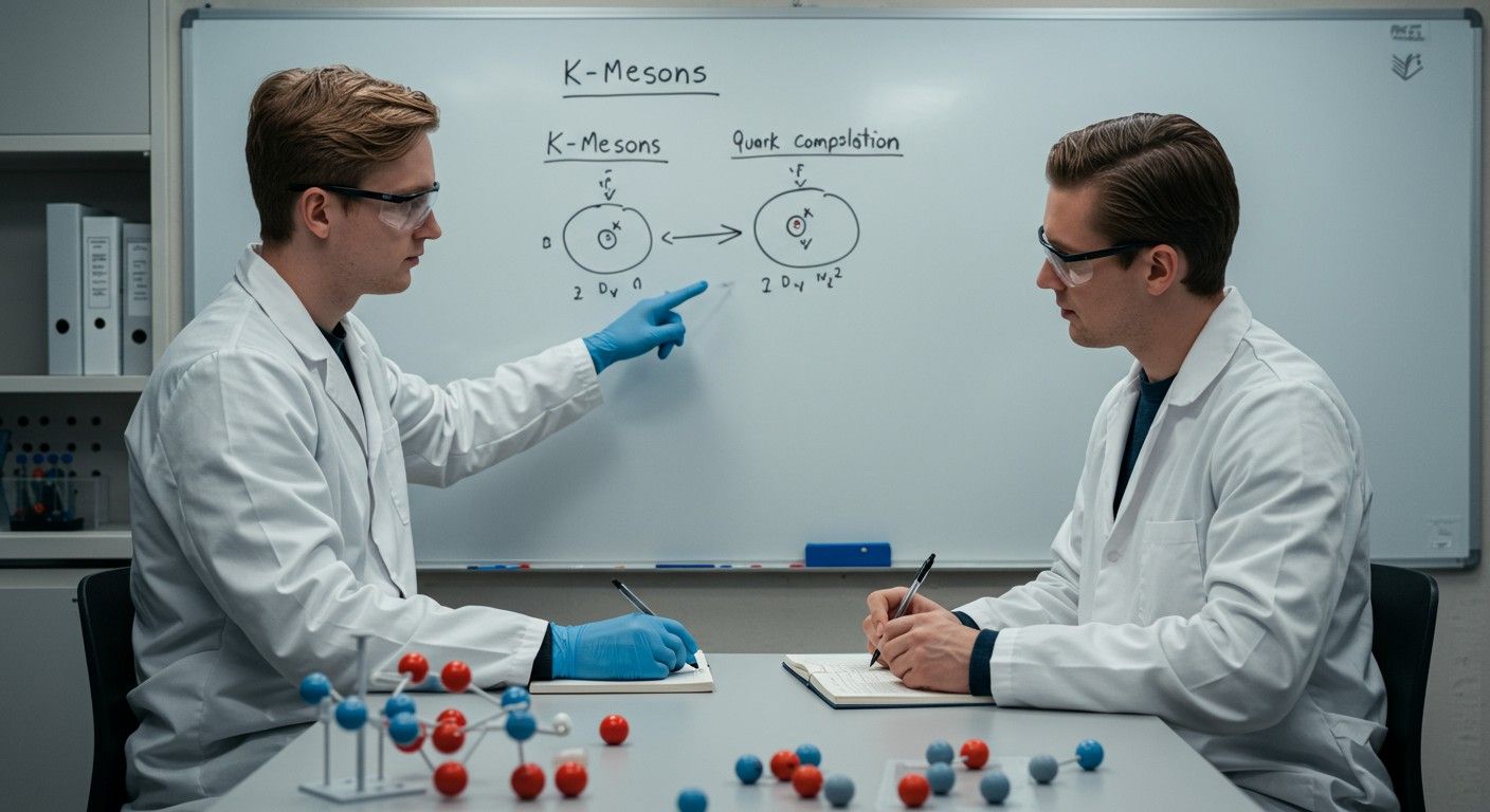 A K-mezonok kvarkösszetételük szerint három főtípust alkotnak.