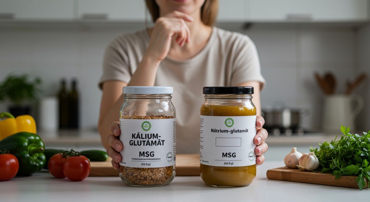 A kálium-glutamát ízfokozó hatása hasonló az MSG-hez.