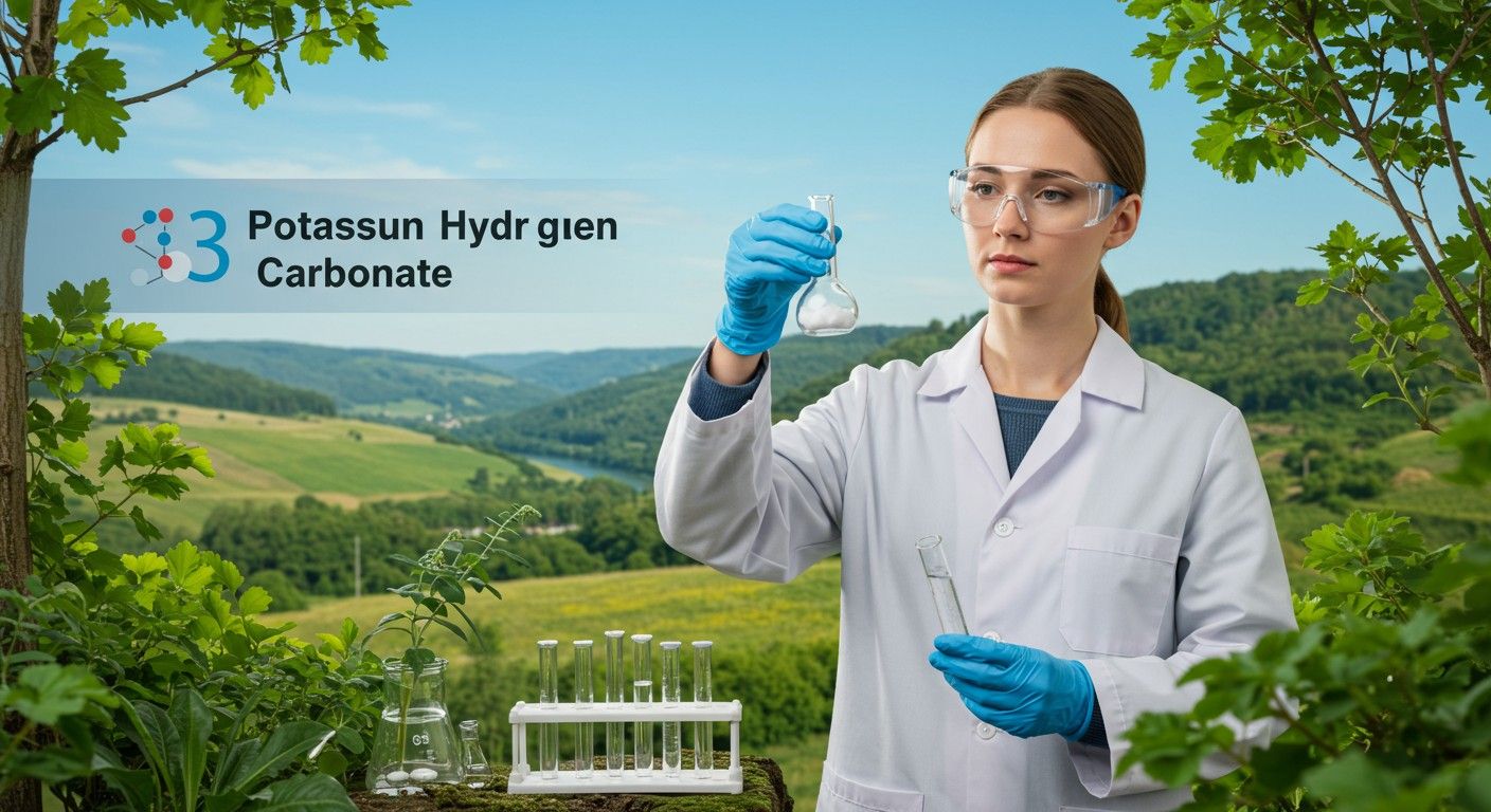 A kálium-hidrogén-karbonát természetes pufferként védi a környezetet.