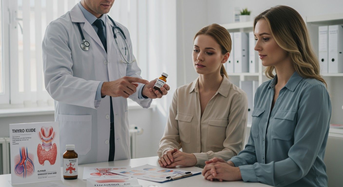 A kálium-jodid segít a pajzsmirigy hormontermelésében.