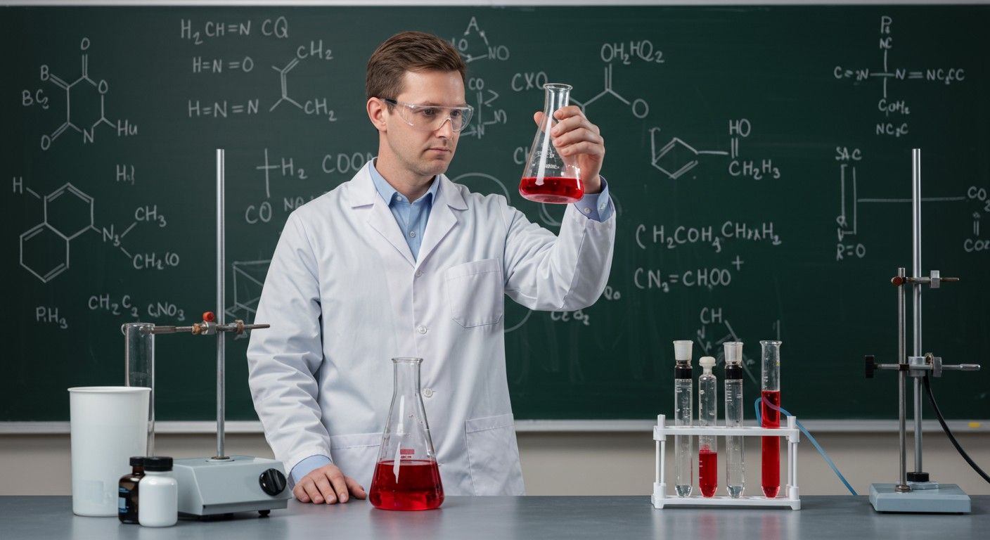 A kálium-kromát laboratóriumi elemzésekben alapvető szerepet játszik.