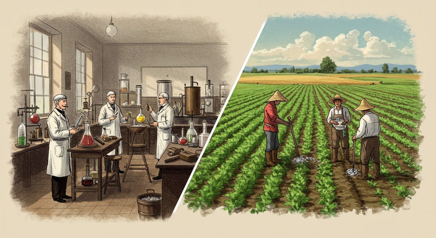 A kálium-nitrát forradalmasította a mezőgazdaságot és hadviselést.
