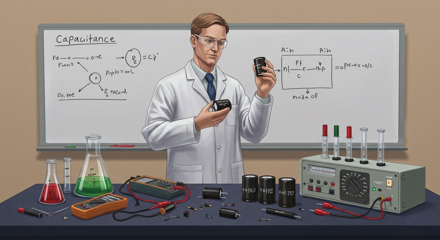 A kapacitancia növekszik a lemezek területének fogyásával.