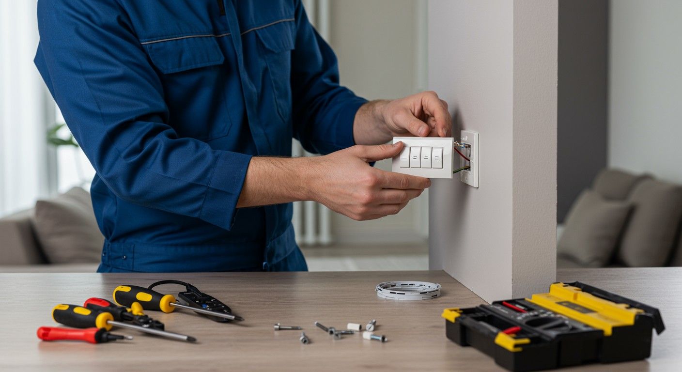 A kapcsolók helyes telepítése elengedhetetlen a balesetek megelőzéséhez.