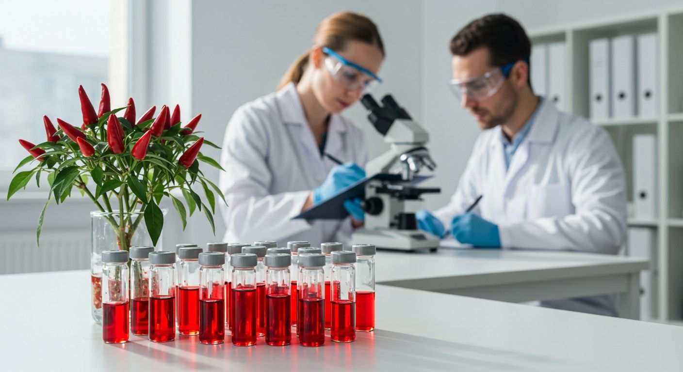 A kapszorubin antioxidáns hatásai támogatják az egészséget.