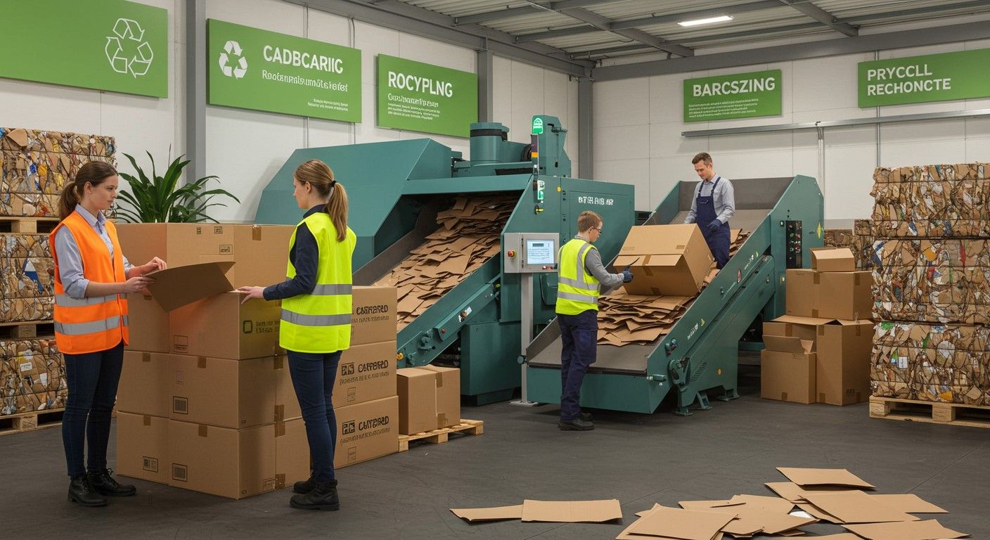 A karton újrahasznosítása csökkenti a hulladékot és energiatakarékos.