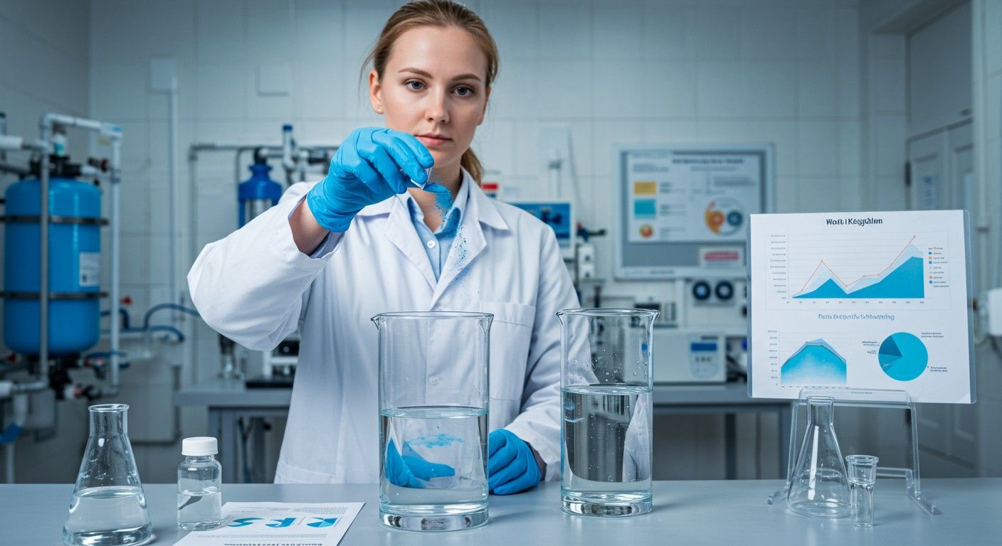 A kékgálic hatékony algagátló a vízkezelés során.