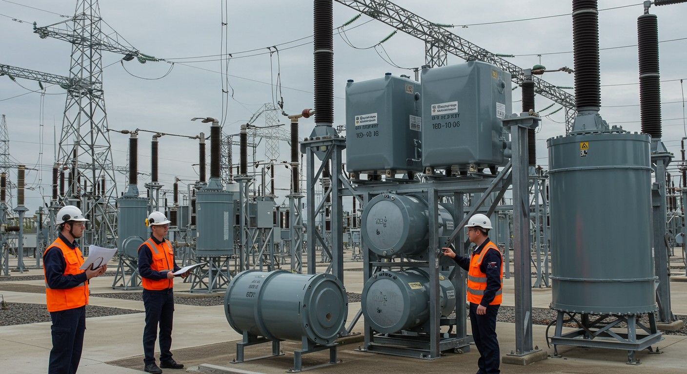 A kondenzátorok hatékonysága kulcsfontosságú a hőerőművekben.