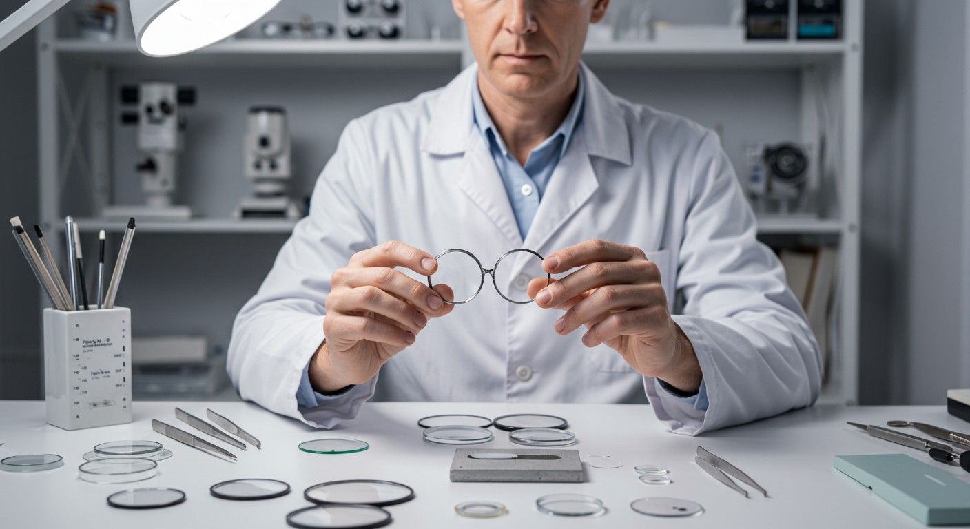 A lencsekészítés során használt anyagok jelentősen befolyásolják a minőséget.