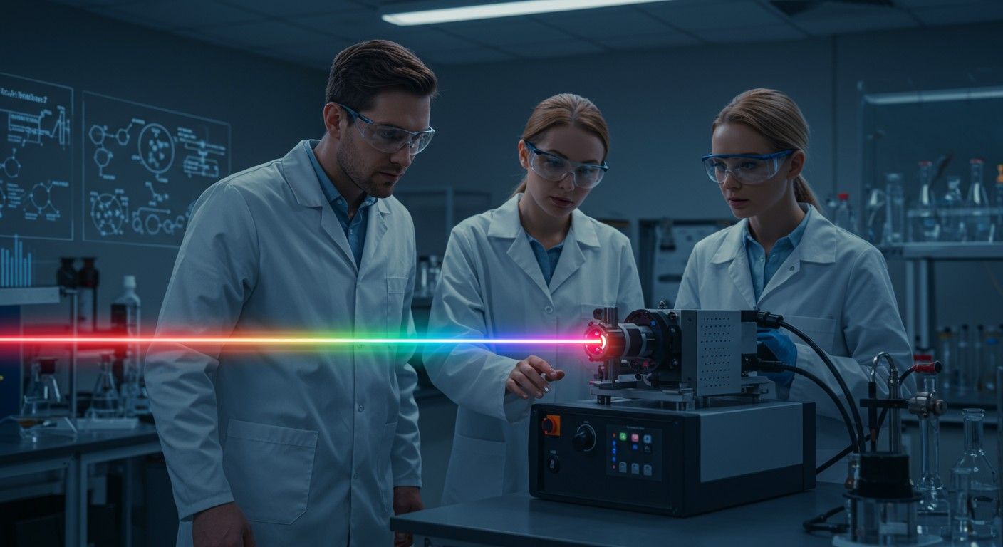 A lézereket új gyógyszerek kifejlesztésére is használják.