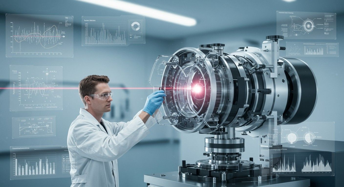 A rezonátor üreg fokozza a lézerfény teljesítményét.