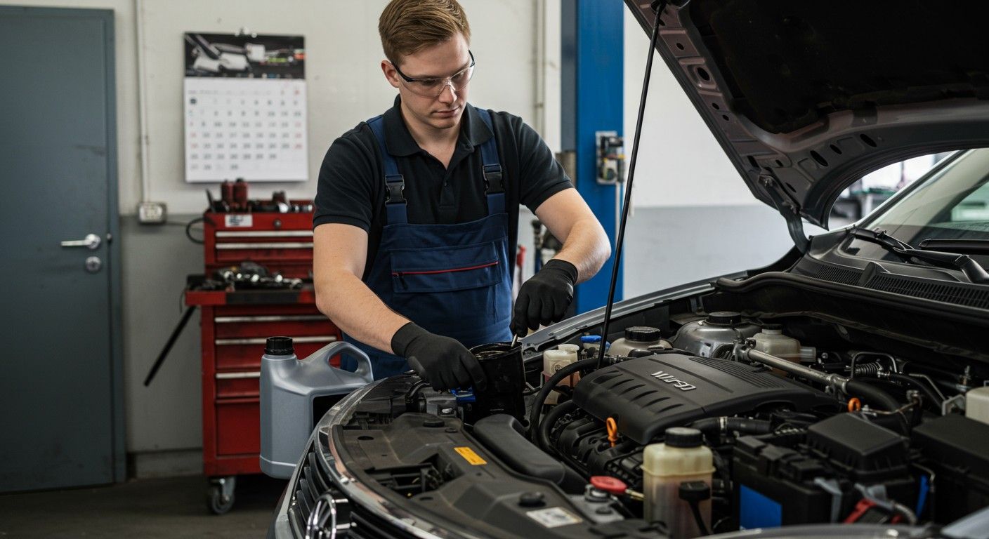 A motorolajcsere növeli a motor élettartamát és teljesítményét.