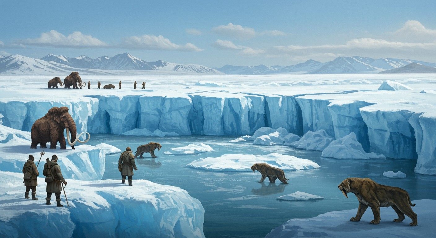 A negyedidőszakban az emberek alkalmazkodtak a változó klímához.