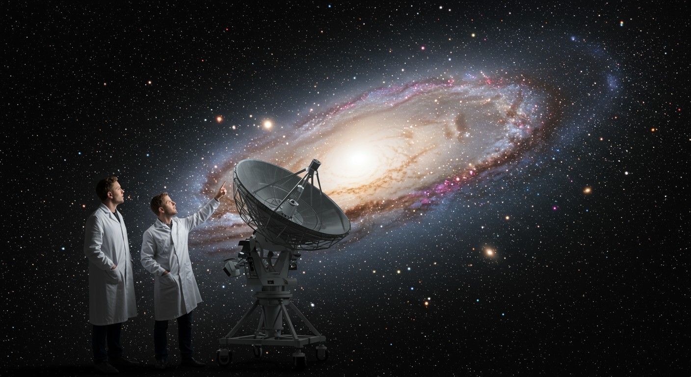 A Tejút rádiósugárzása fontos a galaxis szerkezetének megértésében.