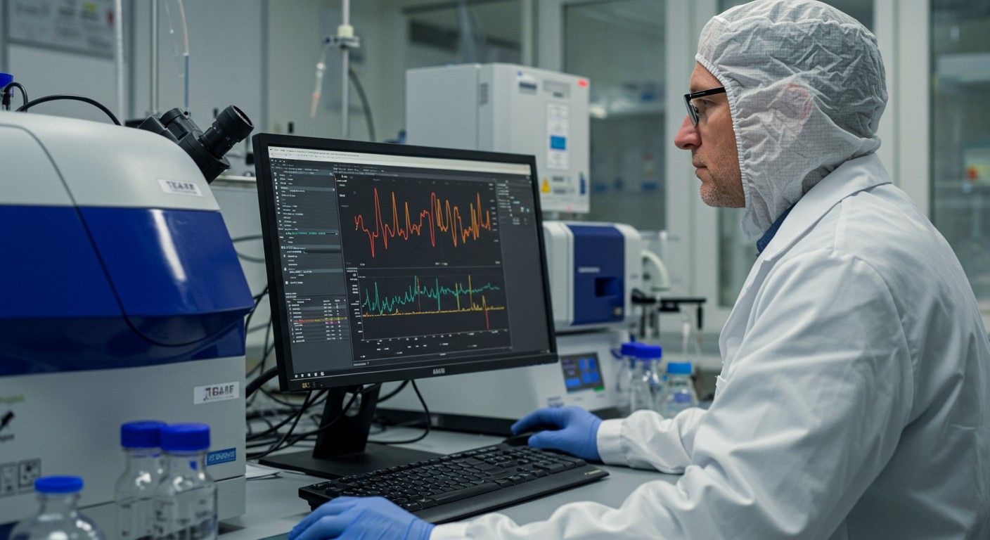 A spektrális elemzés lehetővé teszi az anyagok azonosítását.