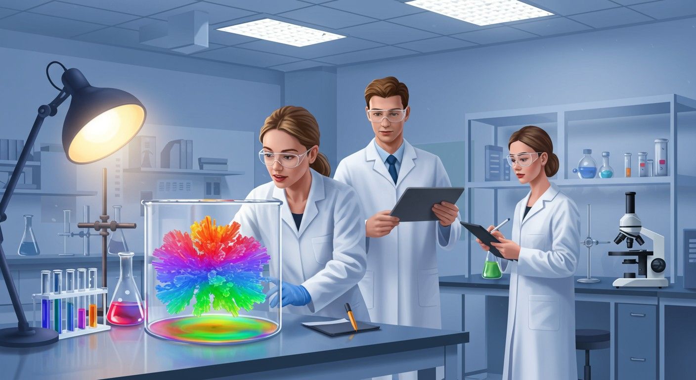 A koleszterikus kristályok alkalmazásai az optikai kijelzőkben fejlődnek.