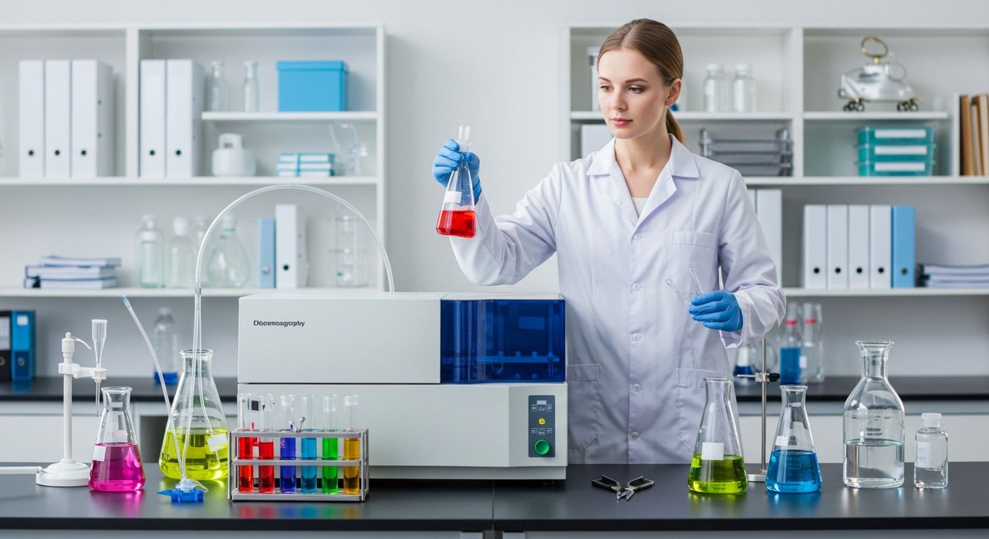 Ioncserés kromatográfia vízkezelésben és gyógyszeriparban is alkalmazott.