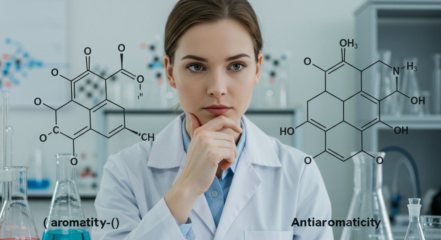 Az aromás molekulák stabilitását delokalizált elektronok biztosítják.