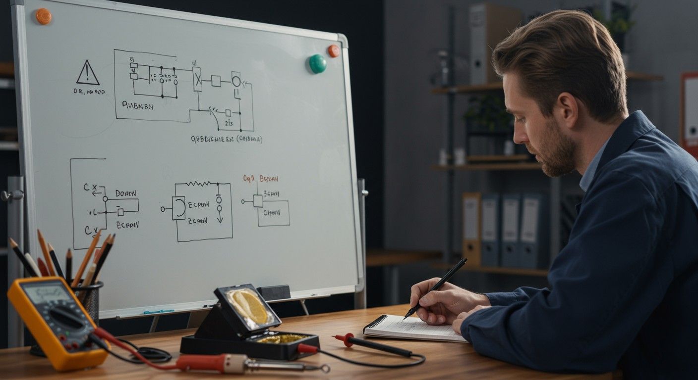 Az ellenállás jelölése: R, kapacitás: C, induktivitás: L.
