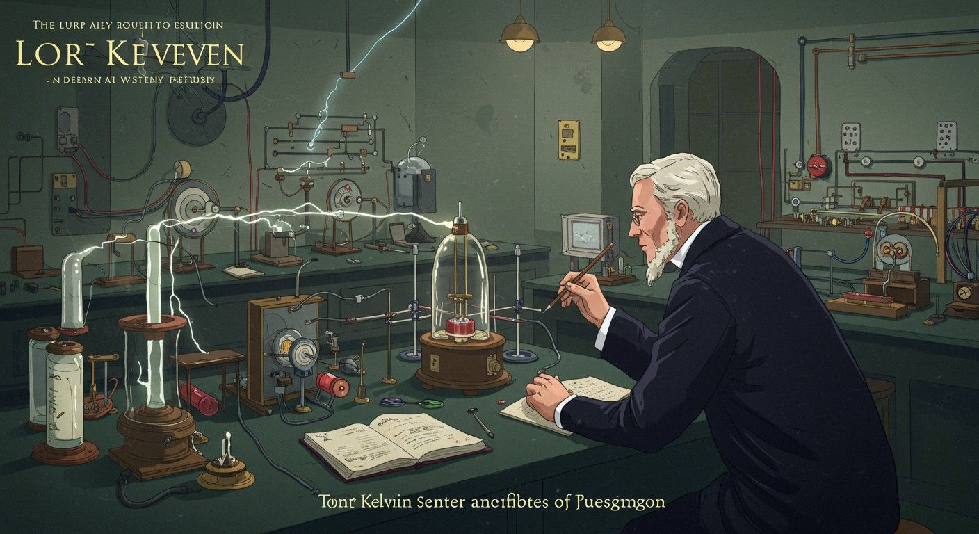Lord Kelvin hozzájárult az elektromosság forradalmi fejlődéséhez.