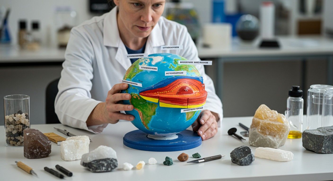 A geoszférák elemeinek eloszlása szoros kapcsolatban áll a környezettel.