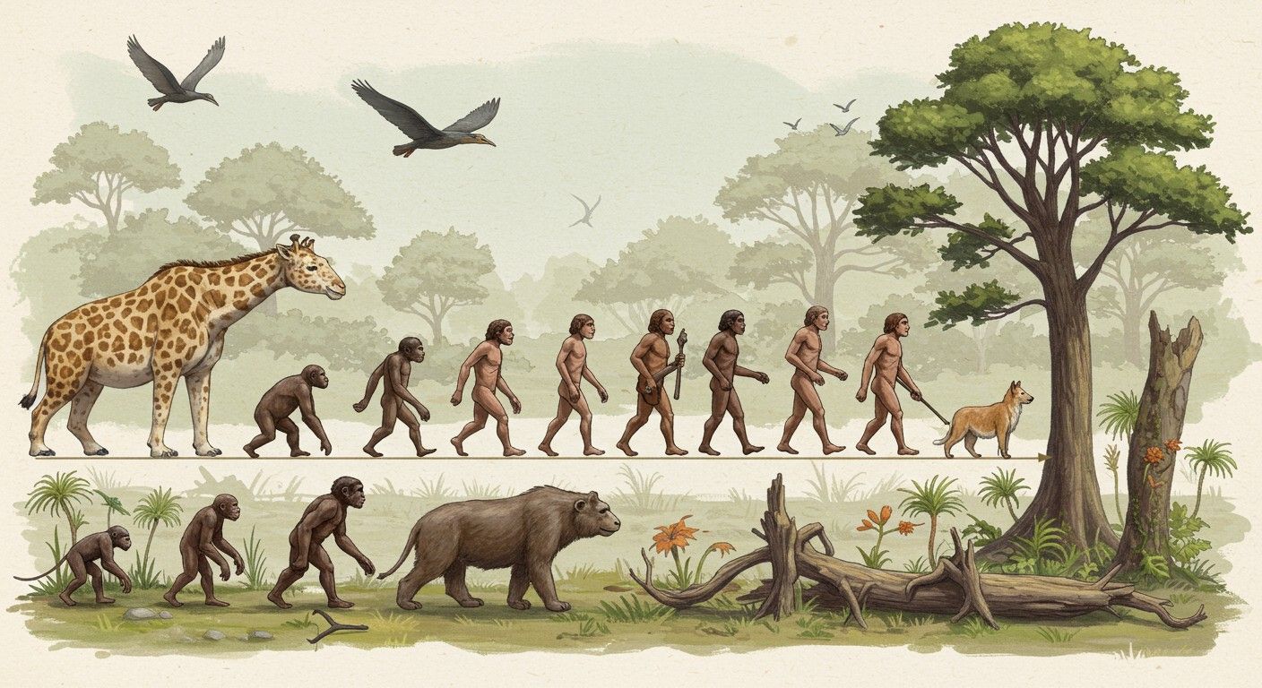 Az emberi evolúció önálló járásra és agyfejlődésre épült.