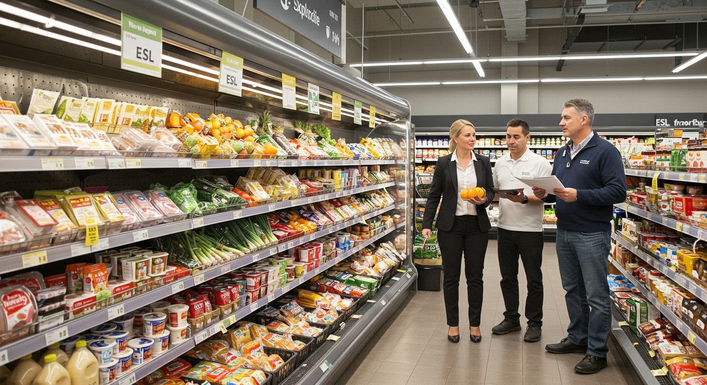 Az ESL technológia legjobban a friss élelmiszereket segíti.