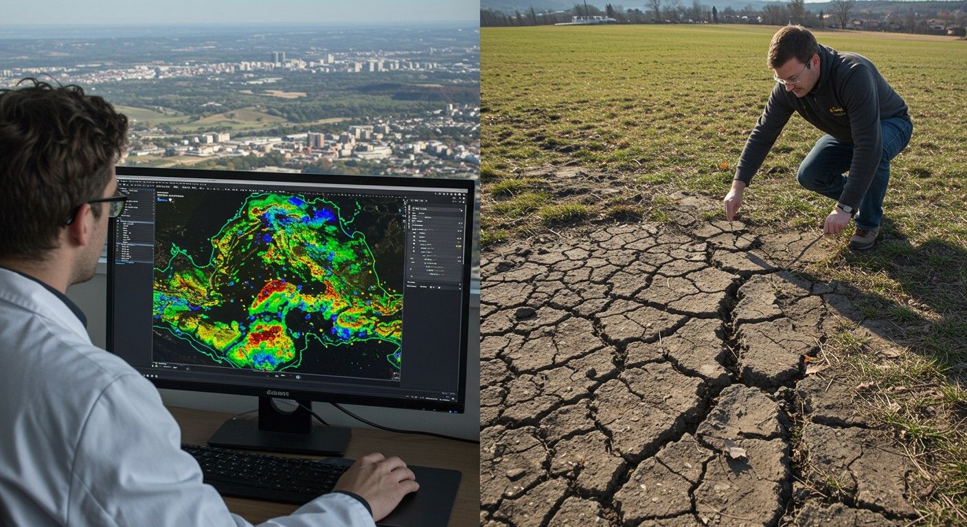 Az InSAR pontos földmozgás-mérést tesz lehetővé költséghatékonyan.
