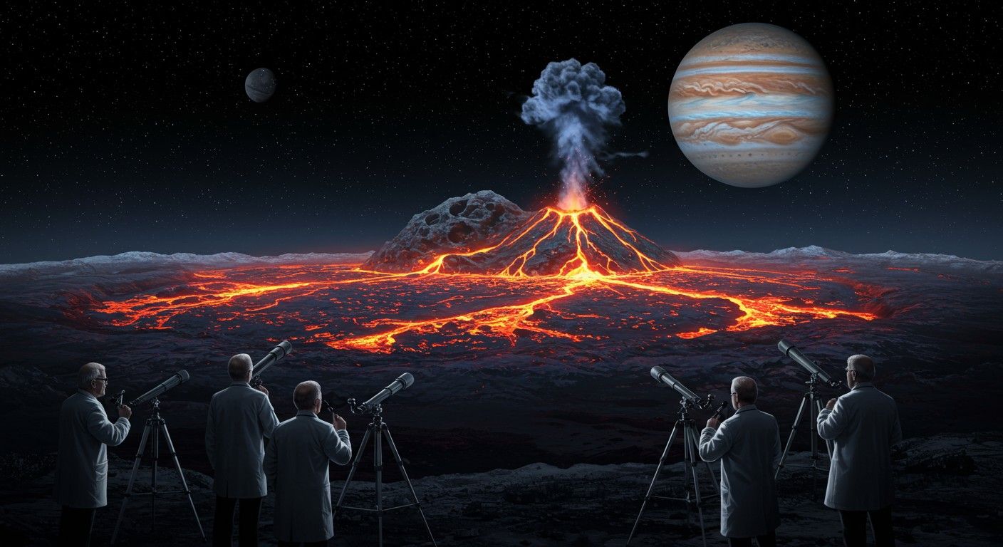 Io vulkánjai aktívabbak, mint bármely más holdon.