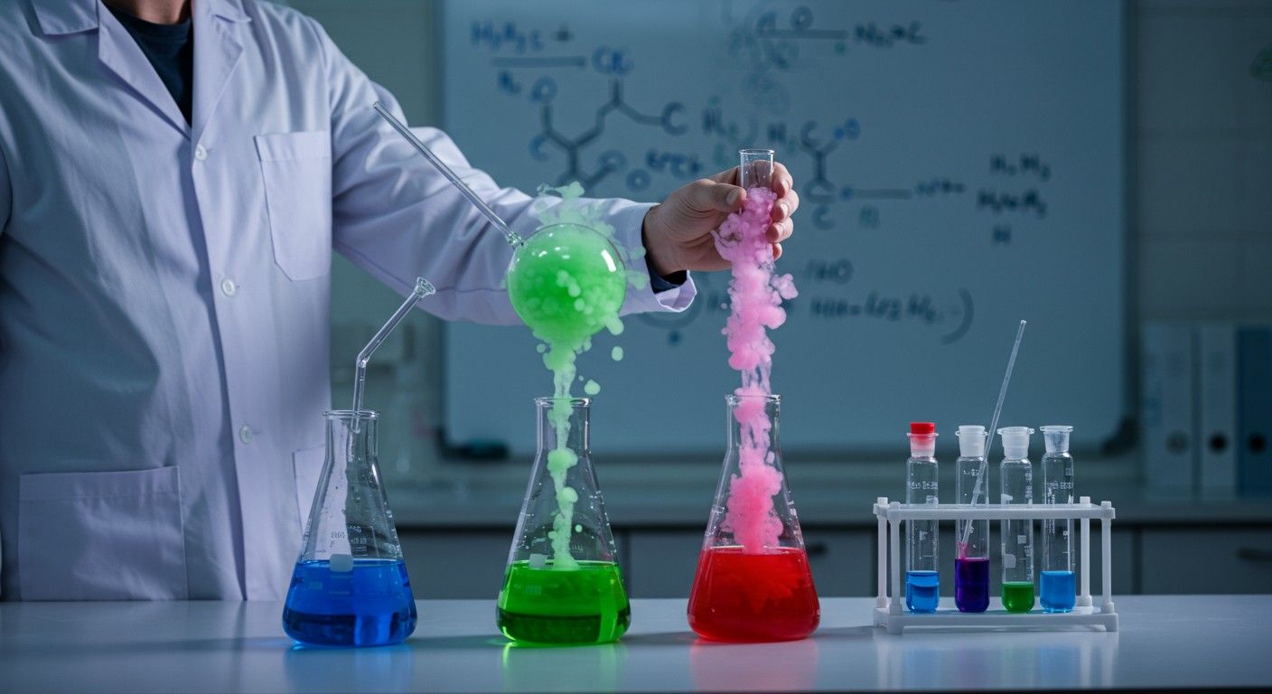 Ionreakciók során ionok cserélődnek, új vegyületek keletkeznek.