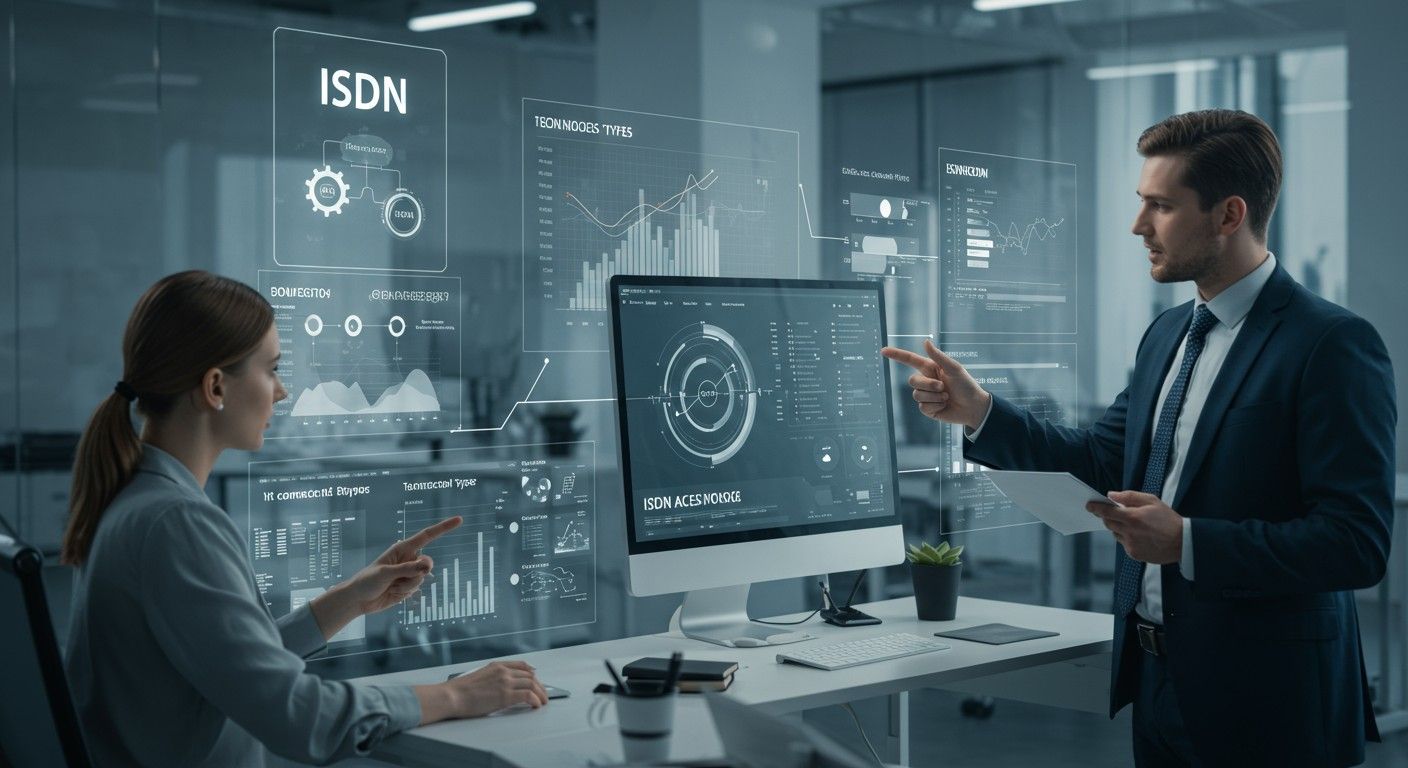 Az ISDN digitalizált telefonhívásokra és adatátvitelre is alkalmas.