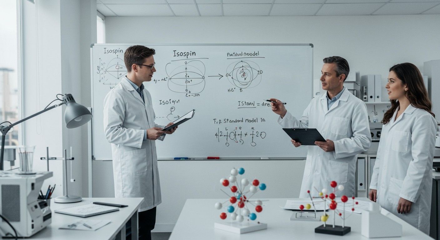 Az izospin a részecskefizika fontos szimmetriája és jellemzője.