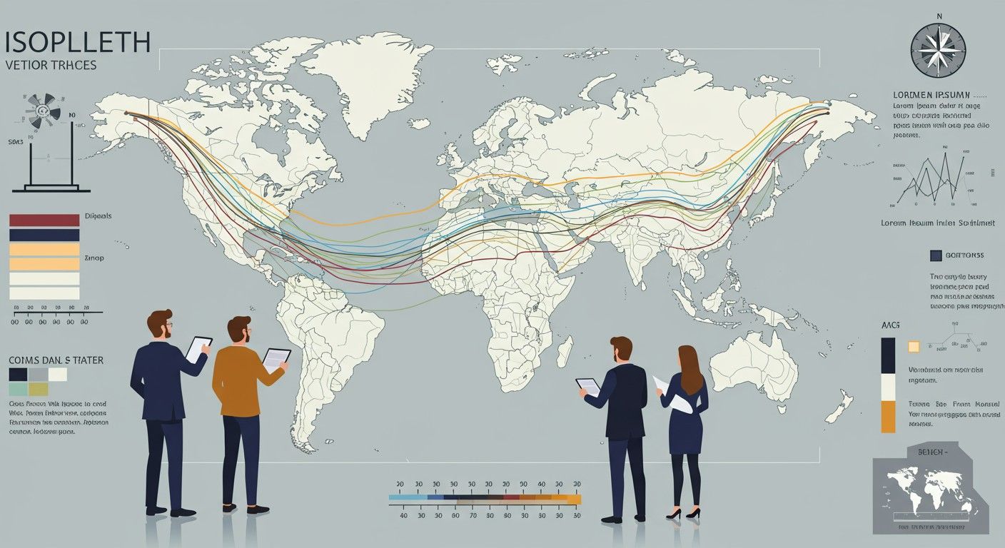 Az izovonalak segítenek a térképi adatok jobb megértésében.