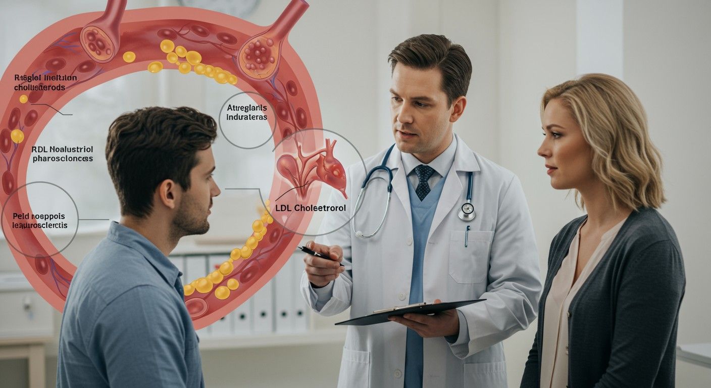 Az LDL-koleszterin emelkedése érelmeszesedéshez vezethet.