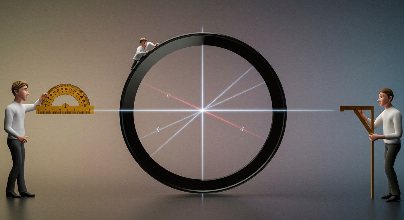 Az optikai tengely hatása a fő törésmutatóra kulcsfontosságú.