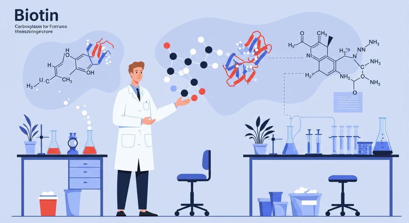 A biotin segíti a zsírsavak és aminosavak anyagcseréjét.