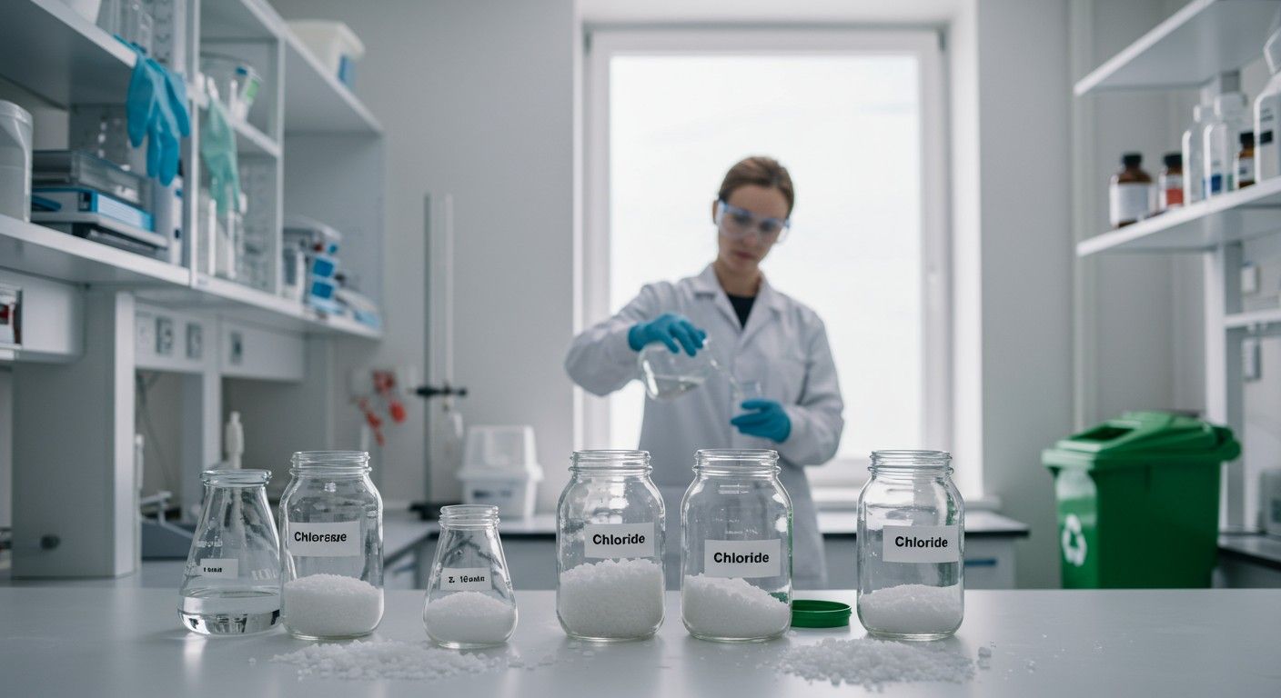 A kloritok biztonságos tárolása elengedhetetlen a környezet védelméhez.