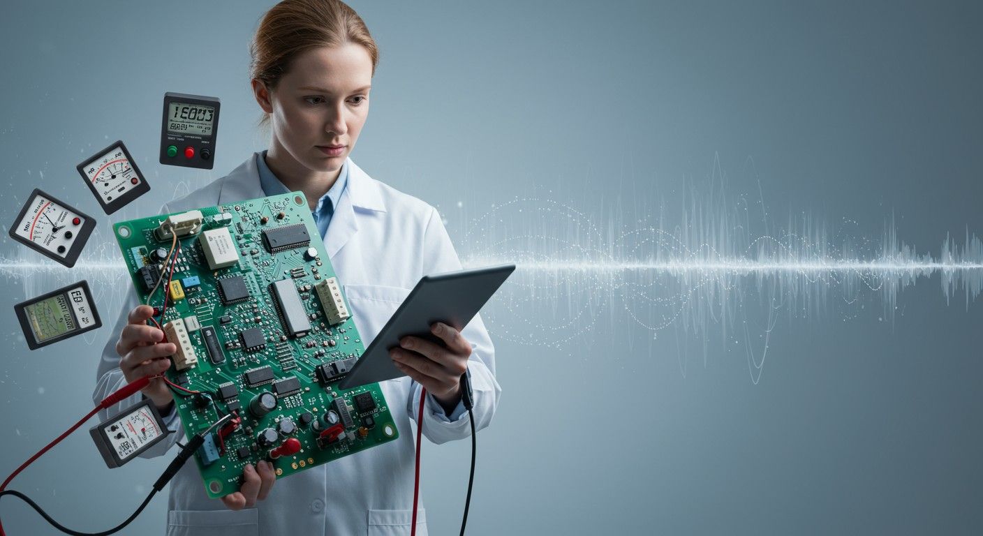 Az elektromágneses interferencia mérési pontosságot befolyásolhatja jelentősen.