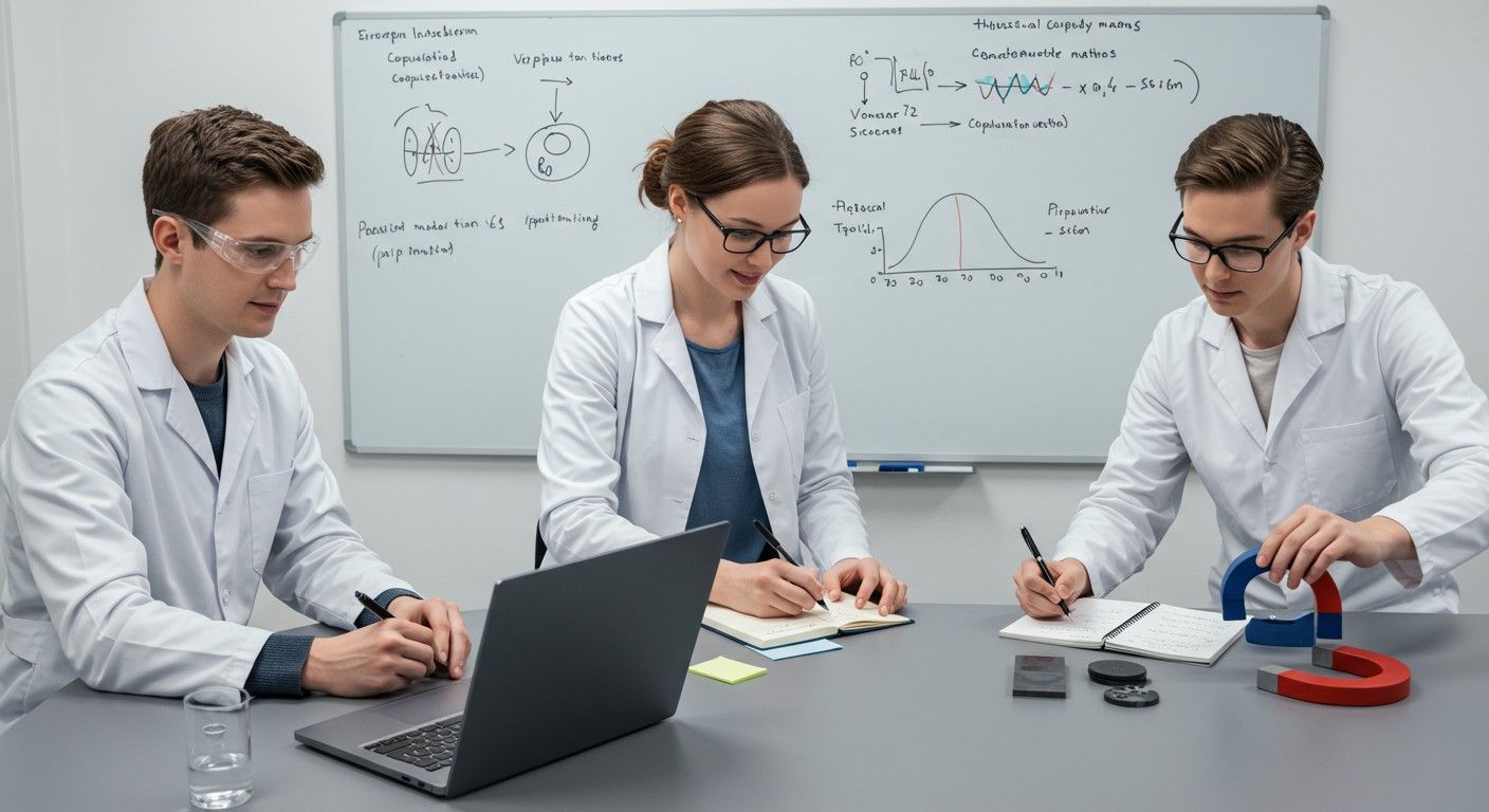 A paramágnesesség elméleti modelljei segítségével prediktívek a viselkedések.