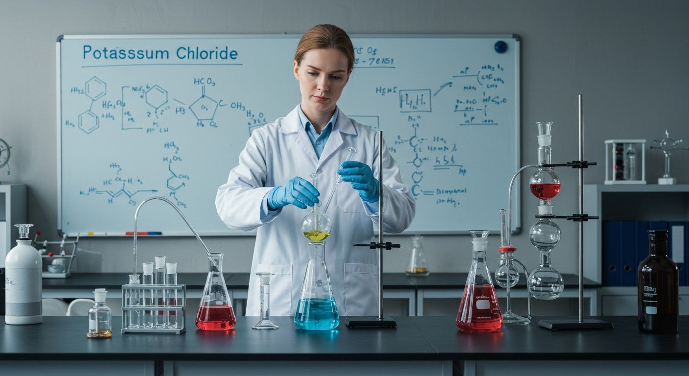 A kálium-klorátot laboratóriumi elektrolízissel is előállíthatjuk.