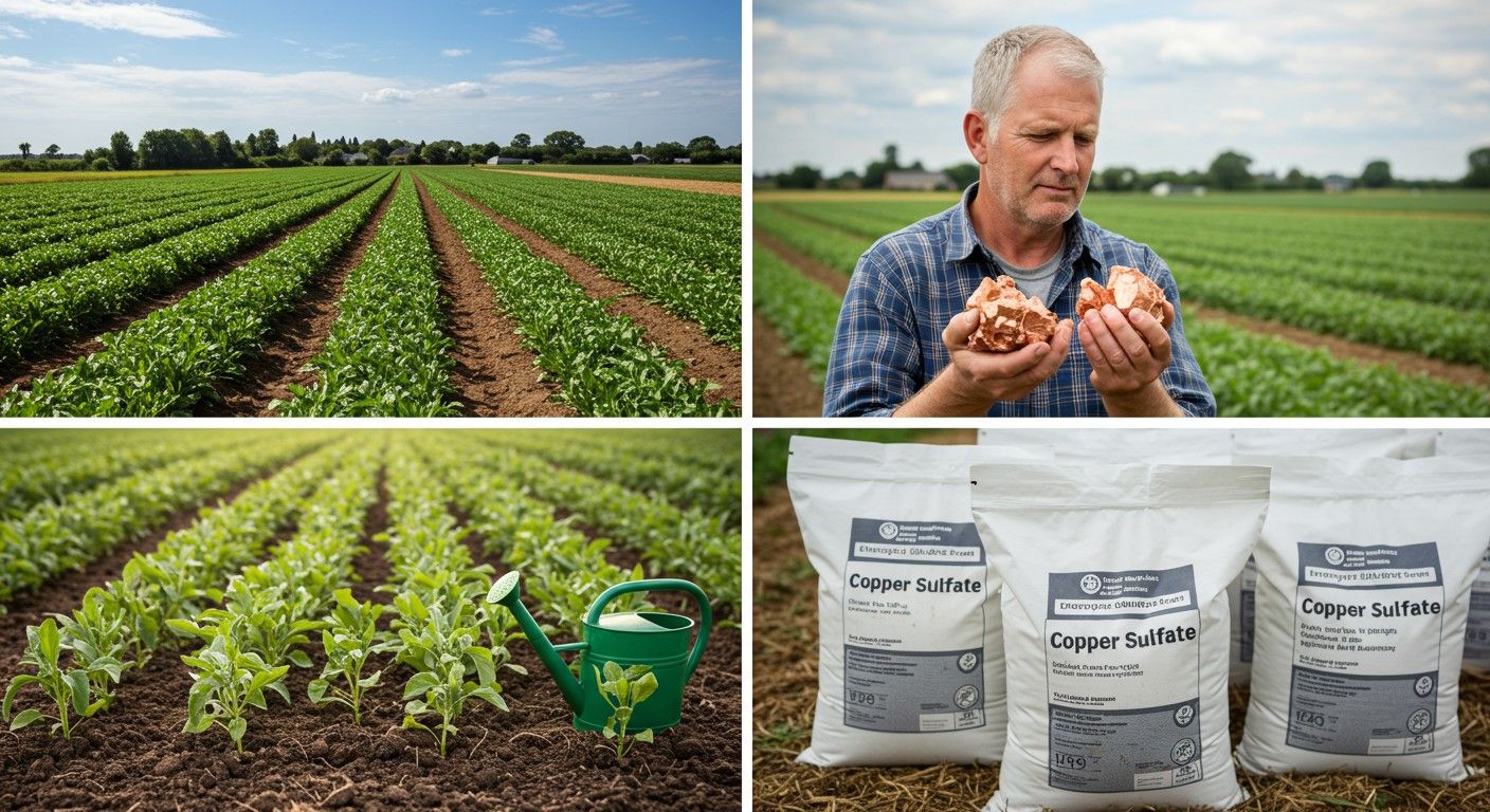 A kék vitriol számos növényvédelmi alkalmazásra alkalmas.