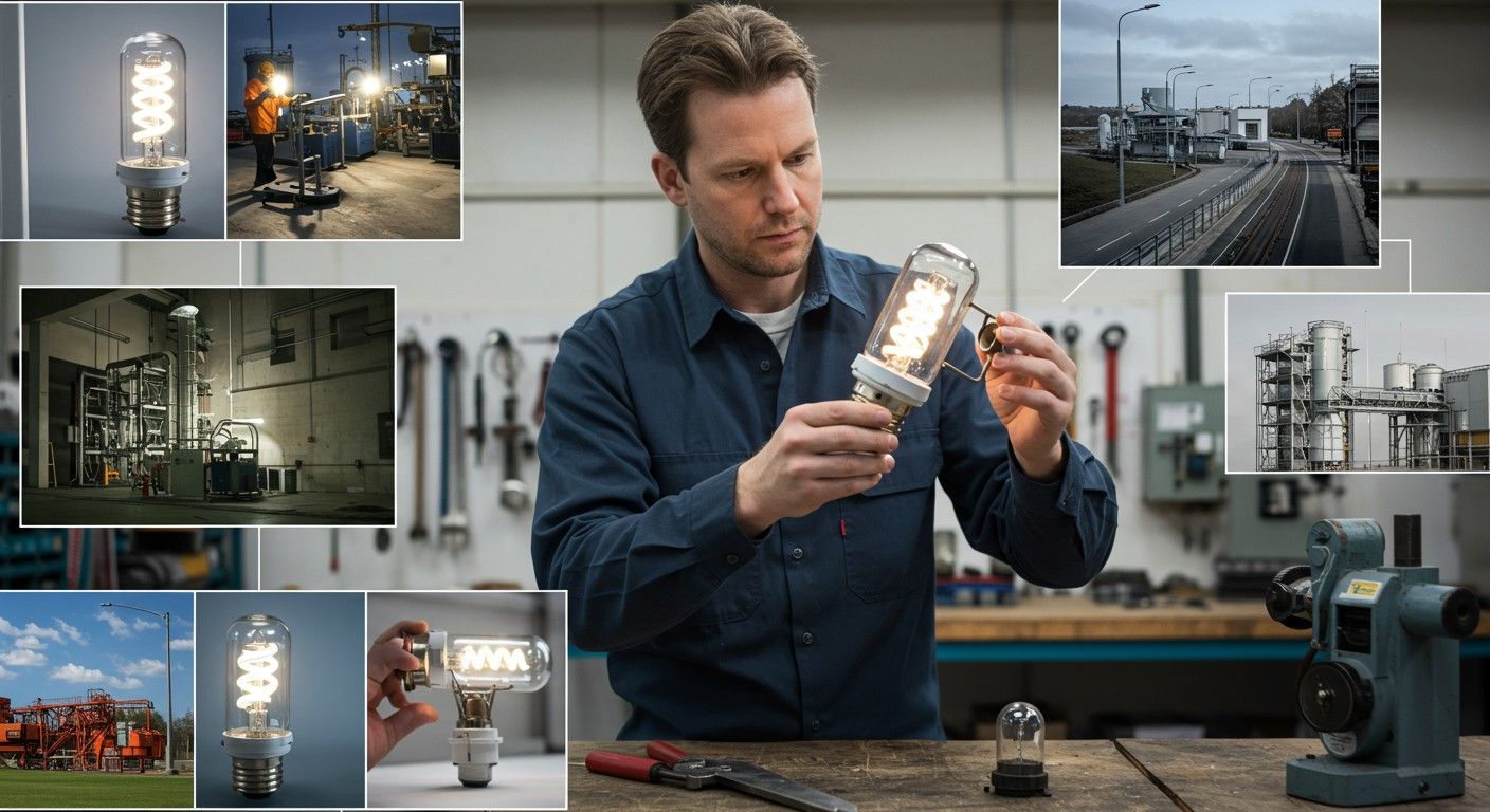 Kisnyomású nátrium-lámpák utcai világításban és iparban elterjedtek.