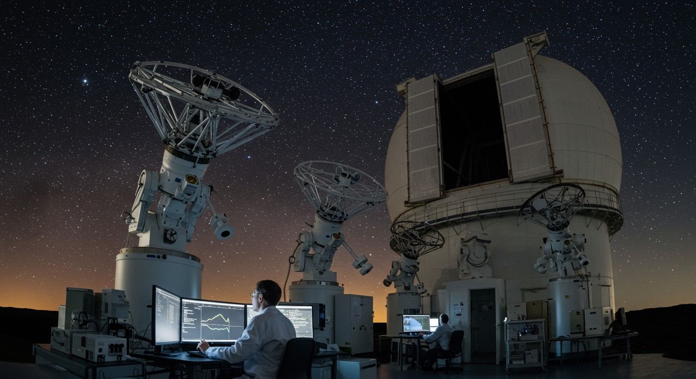 A Földi infravörös obszervatóriumok a csillagkeletkezést kutatják.