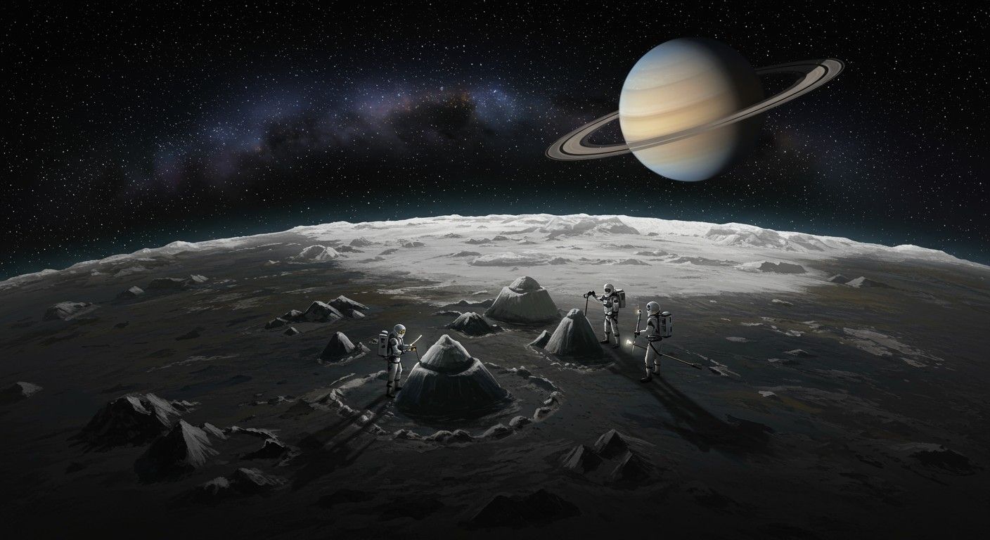 Iapetus geológiai története folytatja a titokzatos evolúciót.