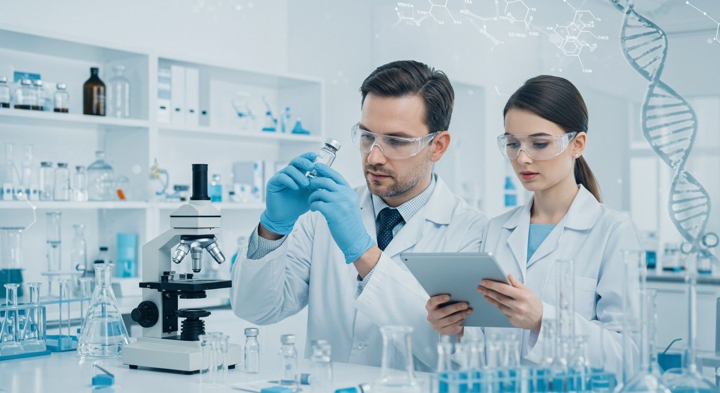 A biotechnológia forradalmasítja a gyógyszeripari fejlesztéseket és gyártást.