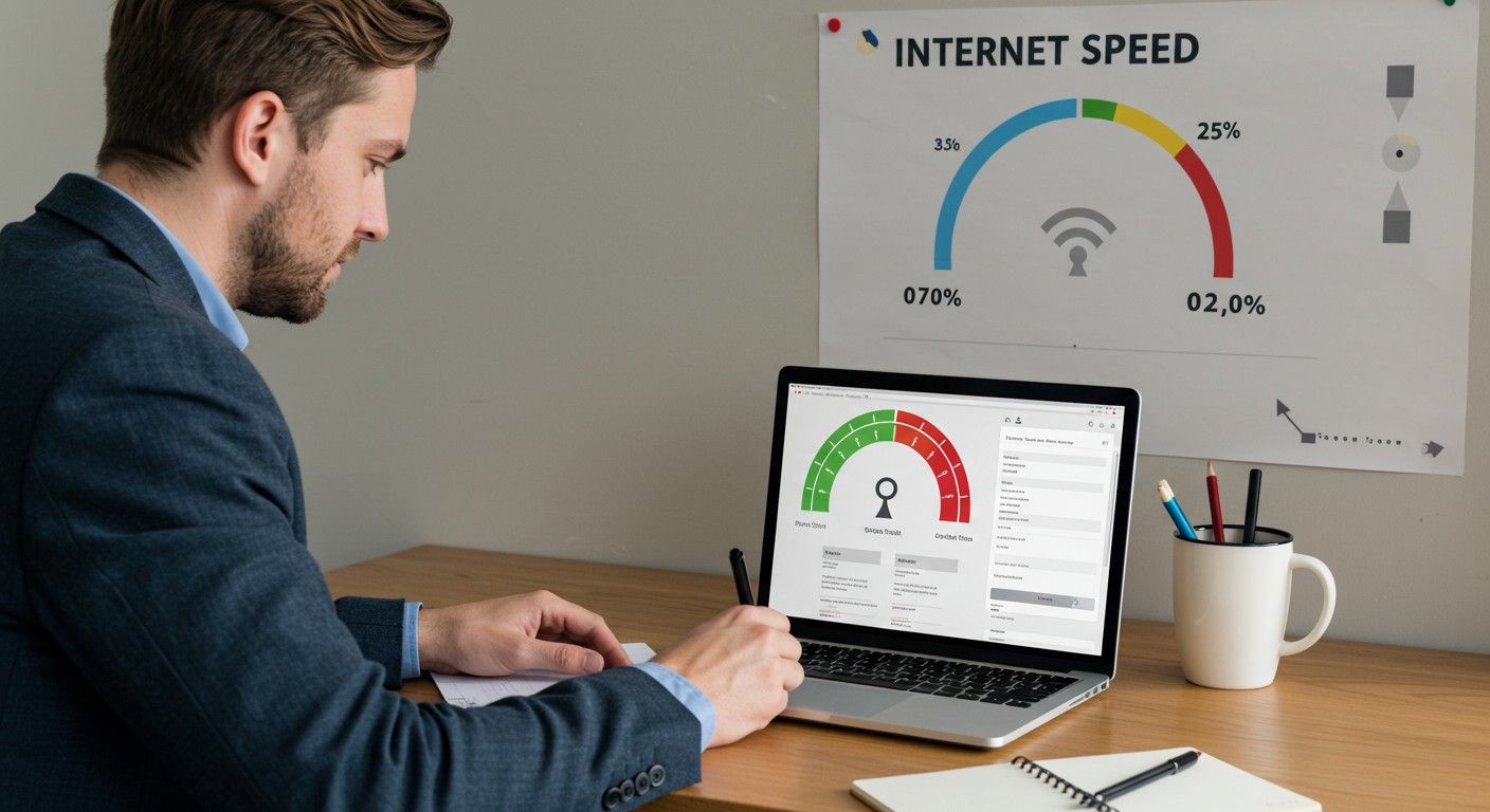 Az internet sebességét online sebességmérőkkel egyszerűen ellenőrizhetjük.