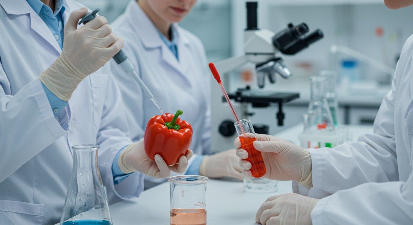 Ipari kivonási módszerek javítják a kapszantin tisztaságát.