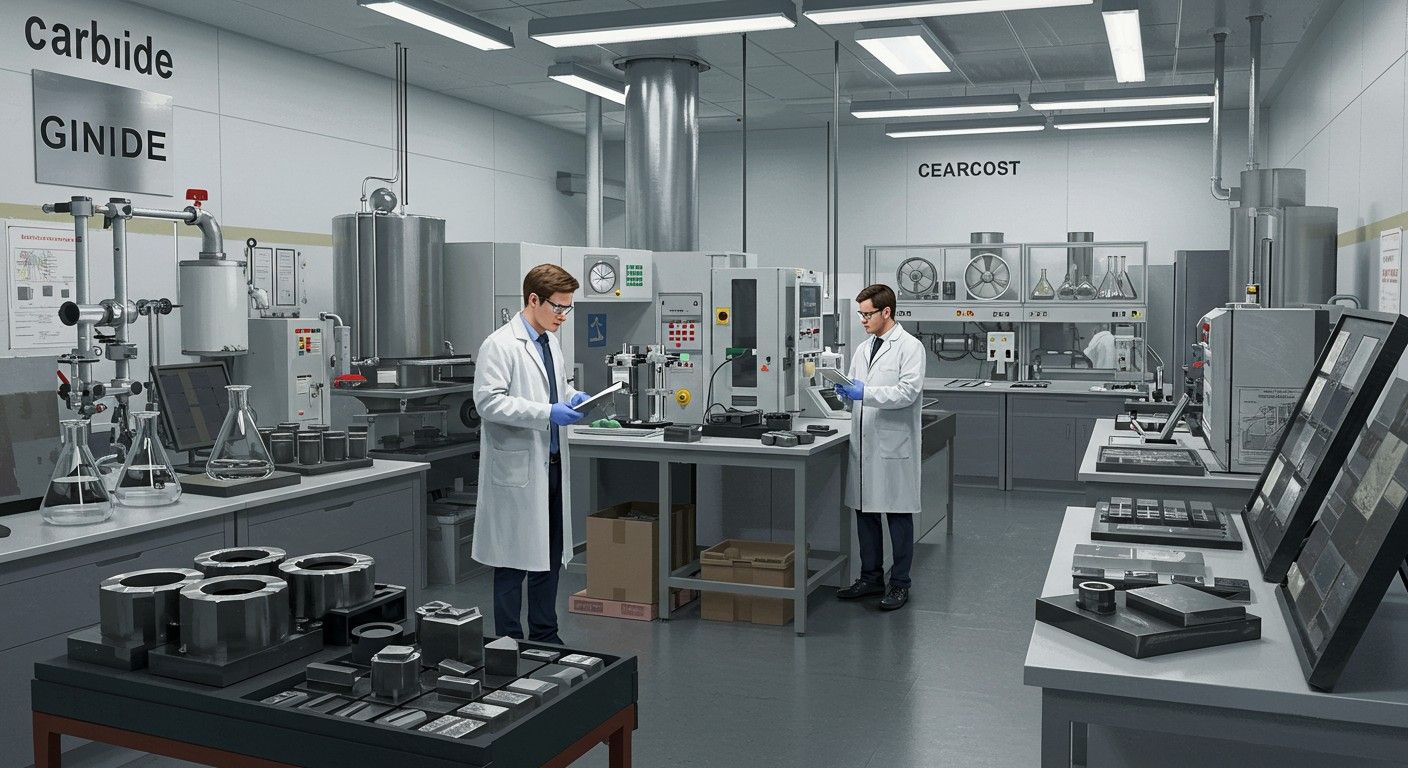 A karbidok alapanyagai sok ipari folyamatnak elengedhetetlenek.