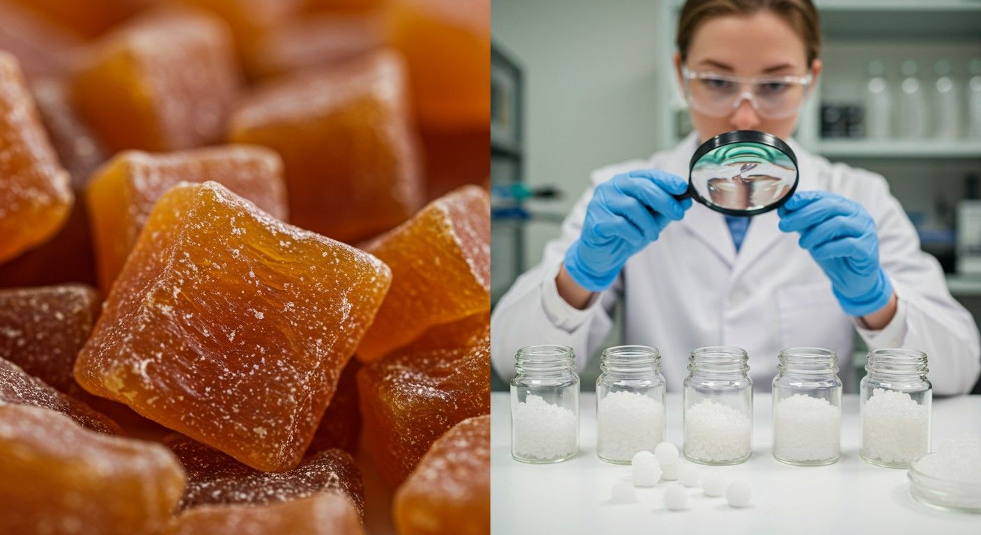 A Karaya gumi természetes, míg más hidrokolloidok szintetikusak.