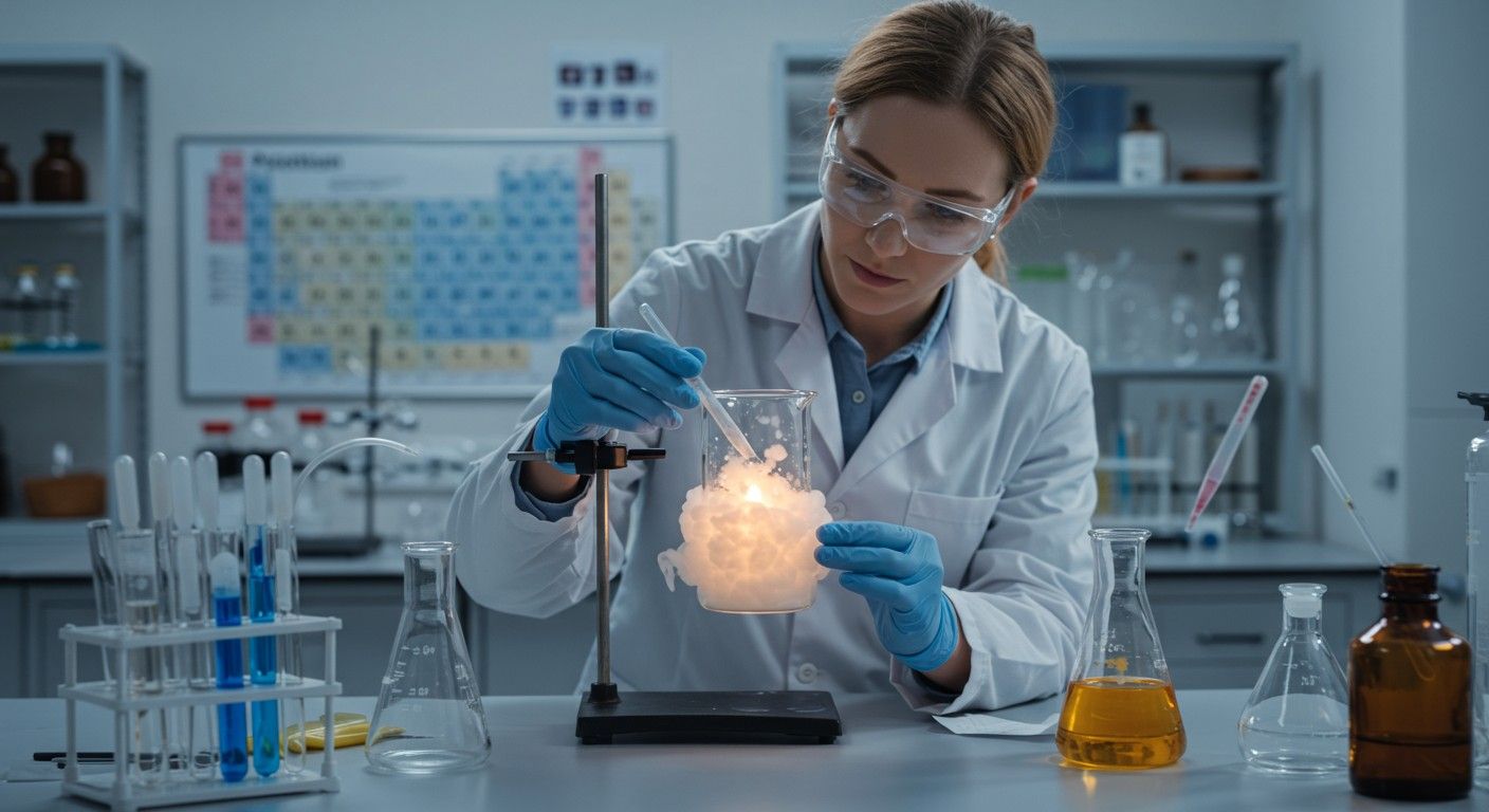 A kálium-dioxid erősen oxidáló hatású, reakciója gyors.